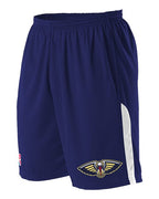 Alleson Athletic Men's NBA Logo'd Shorts (Part 1 of 2) - New Orleans Pelicans