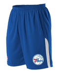 Alleson Athletic Men's NBA Logo'd Shorts (Part 2 of 2) - Philadelphia 76ers