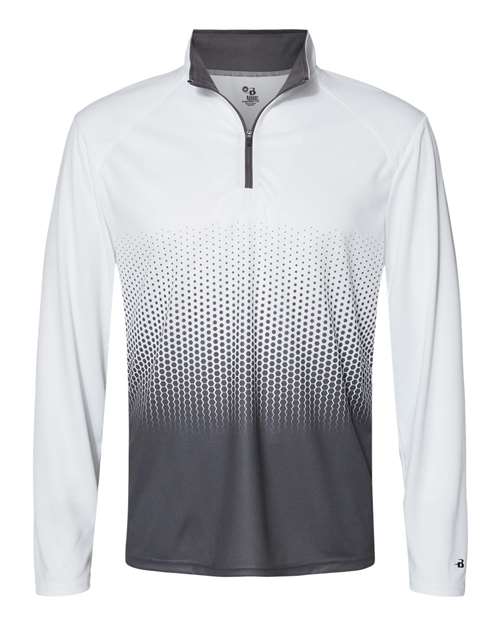 Badger Men's Hex 2.0 Quarter-Zip Pullover - Graphite
