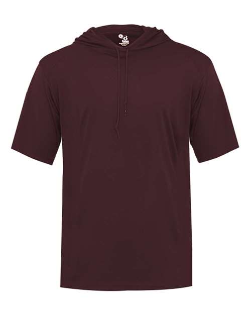 Badger Men's B-Core Hooded T-Shirt - Maroon