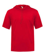 Badger Men's B-Core Hooded T-Shirt - Red