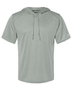 Badger Men's B-Core Hooded T-Shirt - Silver