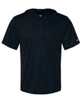 Badger Men's B-Core Hooded T-Shirt - Black