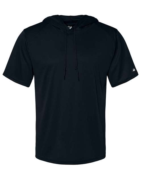 Badger Men's B-Core Hooded T-Shirt - Black