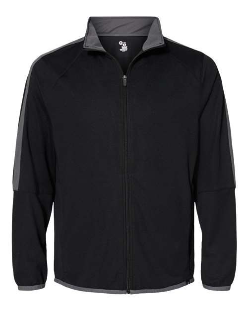 Badger Men's Blitz Outer-Core Jacket - Black/ Graphite