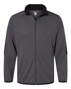 Badger Men's Blitz Outer-Core Jacket - Graphite/ Black