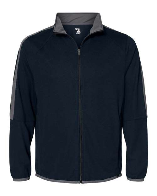 Badger Men's Blitz Outer-Core Jacket - Navy/ Graphite
