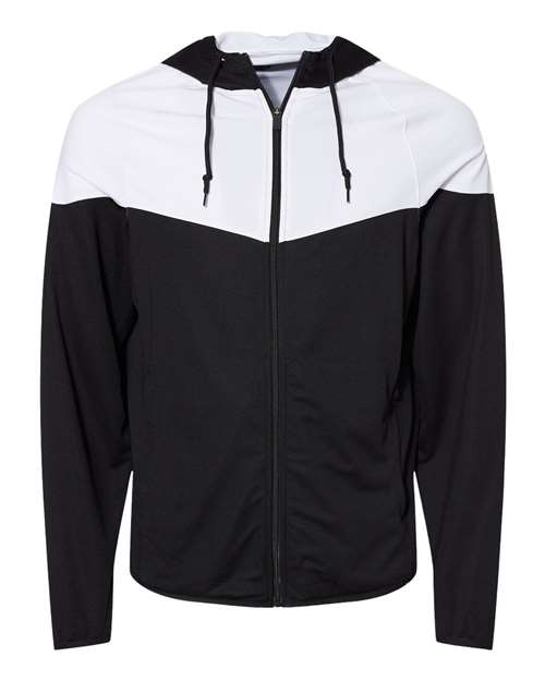 Badger Men's Spirit Outer-Core Jacket - Black/ White