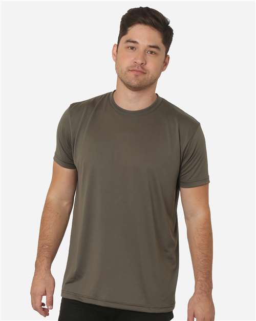 Bayside Unisex USA-Made Performance T-Shirt - Military Green