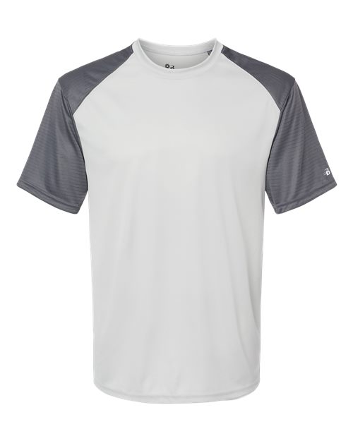 Badger Men's Breakout T-Shirt - Silver/ Graphite