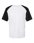 Badger Men's Breakout T-Shirt - White/ Black