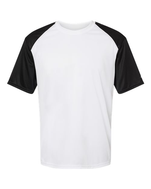 Badger Men's Breakout T-Shirt - White/ Black