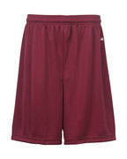 Badger Youth B-Dry 6" Shorts - Cardinal
