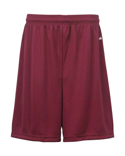 Badger Youth B-Dry 6" Shorts - Cardinal