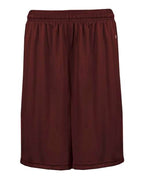 Badger Men's Pocketed 7" Shorts - Maroon