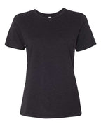 BELLA + CANVAS Women’s Relaxed Fit Heather CVC Tee (Part 1 of 2) - Black Heather
