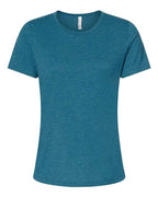BELLA + CANVAS Women’s Relaxed Fit Heather CVC Tee (Part 1 of 2) - Heather Deep Teal