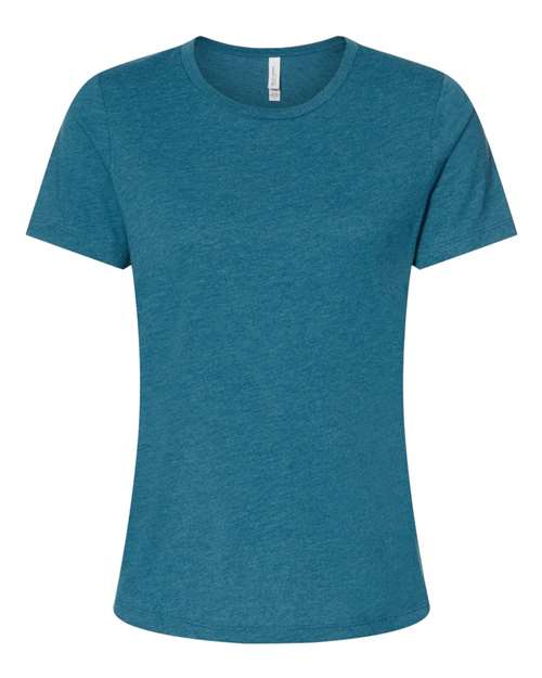 BELLA + CANVAS Women’s Relaxed Fit Heather CVC Tee (Part 1 of 2) - Heather Deep Teal