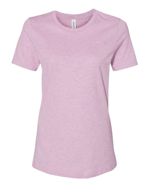BELLA + CANVAS Women’s Relaxed Fit Heather CVC Tee (Part 1 of 2) - Heather Prism Lilac