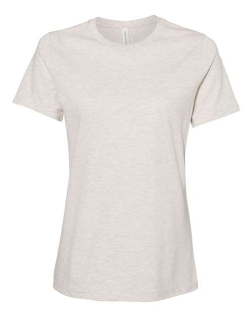 BELLA + CANVAS Women’s Relaxed Fit Heather CVC Tee (Part 1 of 2) - Heather Prism Natural