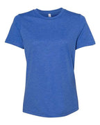BELLA + CANVAS Women’s Relaxed Fit Heather CVC Tee (Part 2 of 2) - Heather True Royal