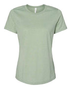 BELLA + CANVAS Women’s Relaxed Fit Heather CVC Tee (Part 2 of 2) - Heather Sage