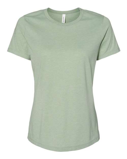 BELLA + CANVAS Women’s Relaxed Fit Heather CVC Tee (Part 2 of 2) - Heather Sage