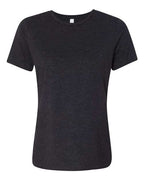 BELLA + CANVAS Women’s Relaxed Fit Triblend Tee - Charcoal Black Triblend