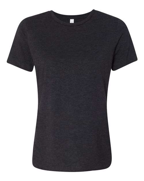 BELLA + CANVAS Women’s Relaxed Fit Triblend Tee - Charcoal Black Triblend