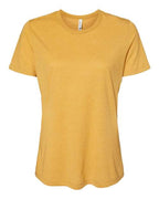 BELLA + CANVAS Women’s Relaxed Fit Triblend Tee - Mustard Triblend