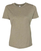 BELLA + CANVAS Women’s Relaxed Fit Triblend Tee - Olive Triblend