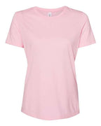 BELLA + CANVAS Women’s Relaxed Fit Triblend Tee - Pink Triblend