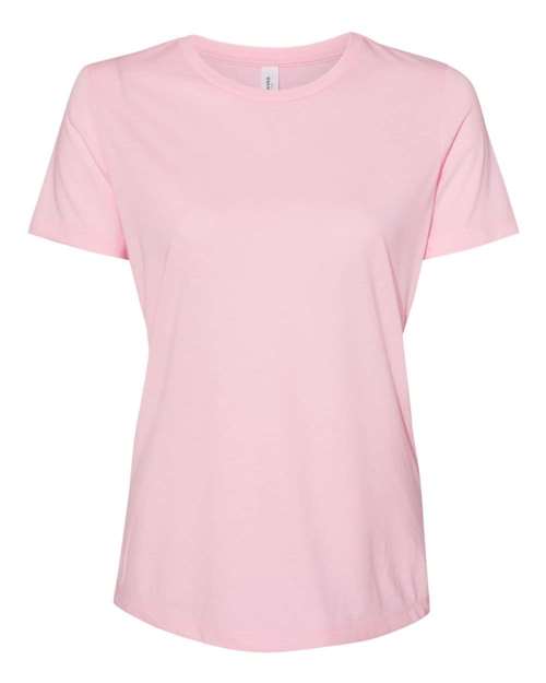 BELLA + CANVAS Women’s Relaxed Fit Triblend Tee - Pink Triblend