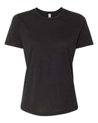 BELLA + CANVAS Women’s Relaxed Fit Triblend Tee - Solid Black Triblend