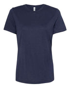 BELLA + CANVAS Women’s Relaxed Fit Triblend Tee - Solid Navy Triblend
