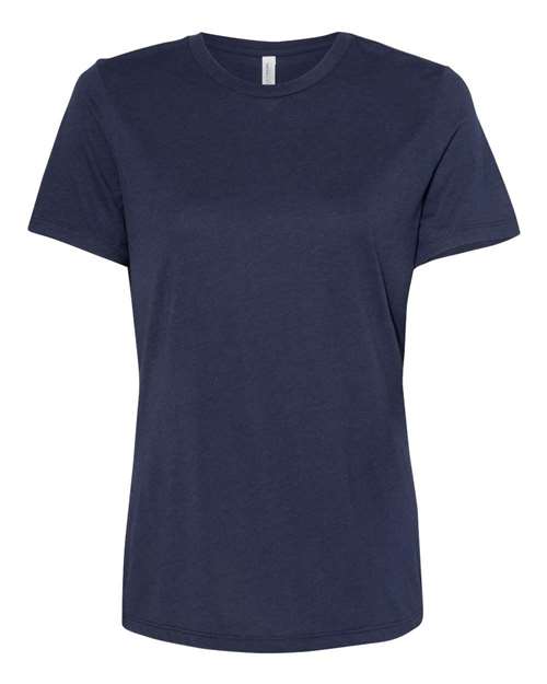 BELLA + CANVAS Women’s Relaxed Fit Triblend Tee - Solid Navy Triblend