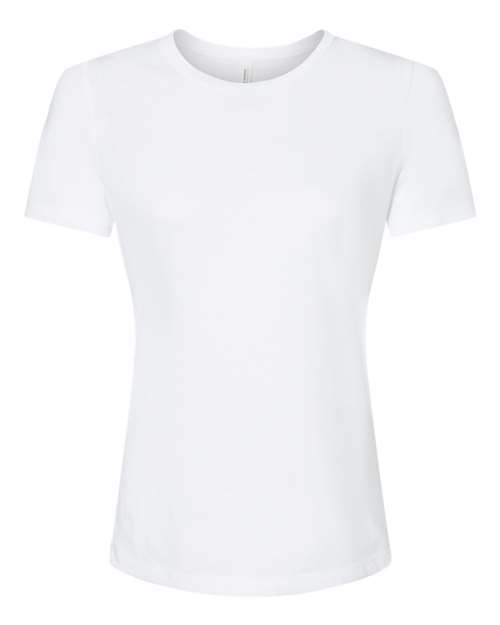BELLA + CANVAS Women’s Relaxed Fit Triblend Tee - Solid White Triblend