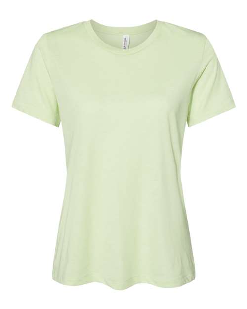 BELLA + CANVAS Women’s Relaxed Fit Triblend Tee - Spring Green Triblend