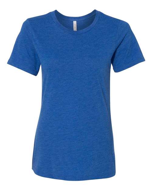 BELLA + CANVAS Women’s Relaxed Fit Triblend Tee - True Royal Triblend