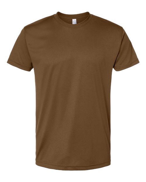 Bayside Unisex USA-Made Performance T-Shirt - Coyote Brown
