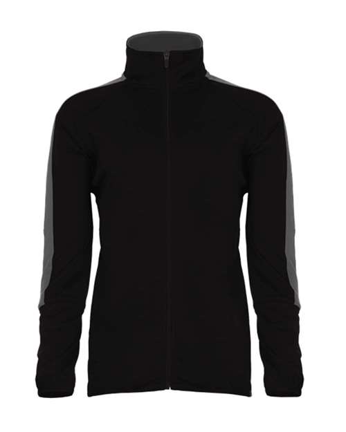 Badger Women's Blitz Outer-Core Jacket - Black/ Graphite
