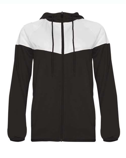 Badger Women's Sprint Outer-Core Jacket - Black/ White