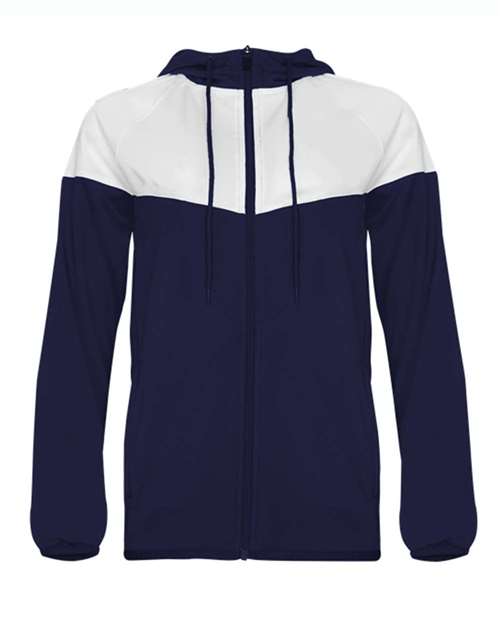 Badger Women's Sprint Outer-Core Jacket - Navy/ White