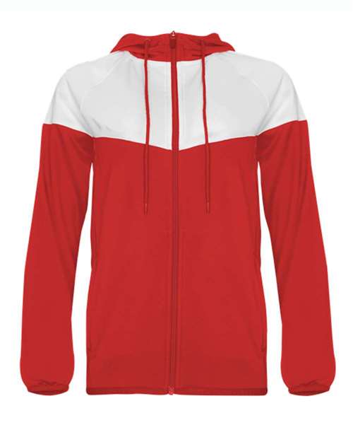 Badger Women's Sprint Outer-Core Jacket - Red/ White