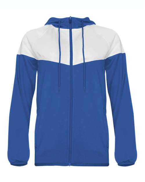 Badger Women's Sprint Outer-Core Jacket - Royal/ White
