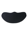 BELLA + CANVAS Lightweight Fabric Face Mask - CVC 52/48 Cotton/Poly - Black