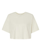 BELLA + CANVAS Women's Jersey Crop Tee - Vintage White