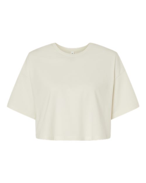 BELLA + CANVAS Women's Jersey Crop Tee - Vintage White