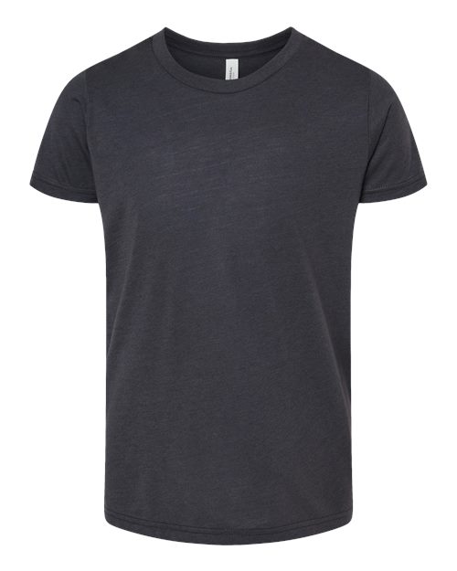 BELLA + CANVAS Youth Triblend Tee - Solid Dark Grey Triblend