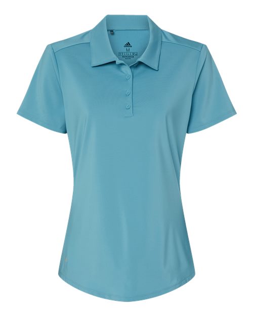 Adidas Women's Ultimate365 Solid Polo - Hazy Blue